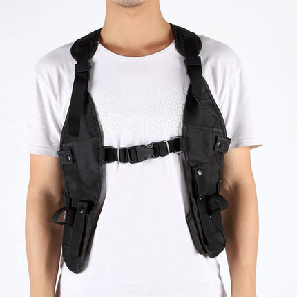 Walkie Talkie Vest Cover, Universal Radio, Walkie Talkie Strap, Chest Pocket, Radio Vest, Portable Storage Bag for Men and Women