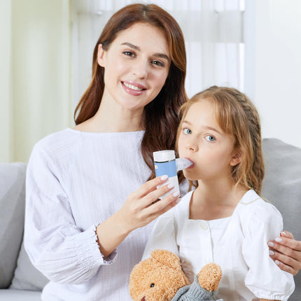 FEELLIFE Inhaler, Nebulizer, Inhaler for Children and Adults, Air Aerogo Series (Blue)
