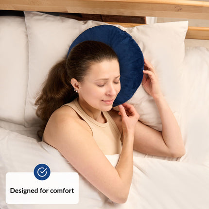 ODOXIA Piercing Pillow with Hole | Donut Pillow for Ear Pain Relief | Piercing Pillow with Adjustable Filling | Round Ear Pillow with Hole | Ear Pillow for Ear Piercing | Head Pillow