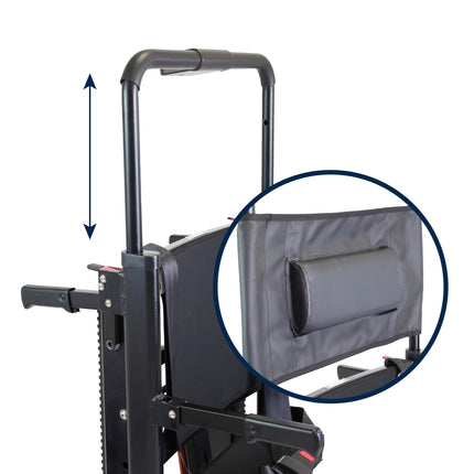 KMINA - Electric tracked stair climber, wheelchair users, stair climbing aid for seniors, stair lift, wheelchair