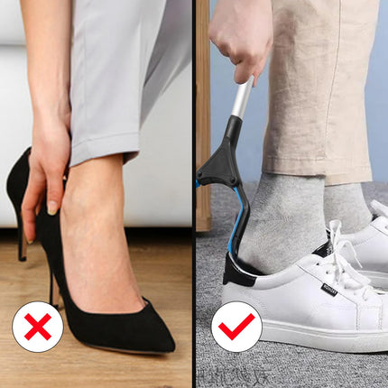 82 cm reacher, gripping tool with magnetic attachment for the elderly, foldable, for holding objects indoors and outdoors