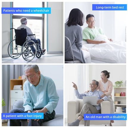 LOSCHEN Wheelchair Strap Non-Slip Breathable Full Body Strap Wheelchair Accessory Anti-Tip Suitable for Elderly and Patients with Limited Mobility (Blue)