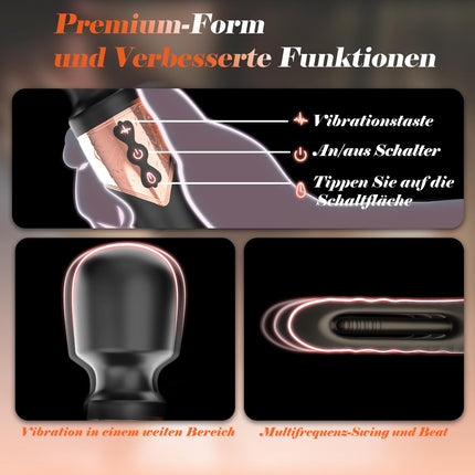 Dildo Vibrator Sex Toys for Women, Vibration for Women Vibrator Sets for Women Clitoris Sex Toys, Sex Toyset for Woman with 10 * 7 Mode Couple Vibrators, Prostate Massager