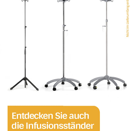 Dr. Paul Koch | Injection cushion 45x15cm | Foam padding | Washable PVC cover | Pre-shaped armrest | Ivory white | Made in Germany