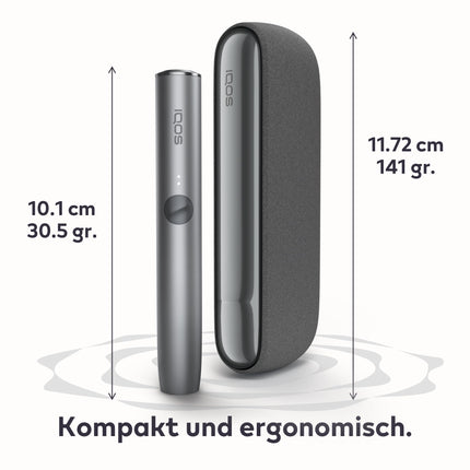 IQOS ILUMA Kit Pebble Grey - Tobacco Heater (in 5 colors) - for TEREA Tobacco Sticks - our best alternative to cigarettes