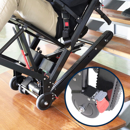 KMINA - Electric tracked stair climber, wheelchair users, stair climbing aid for seniors, stair lift, wheelchair