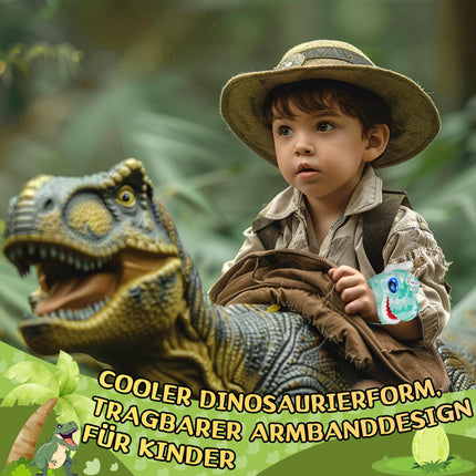 Fygurso Dinosaur Walkie Talkies for Kids, Children's Toys for Boys and Girls Ages 3 to 8 for Outdoor Adventures, Camping, Halloween, Christmas (1000m Range, 2 Pack)