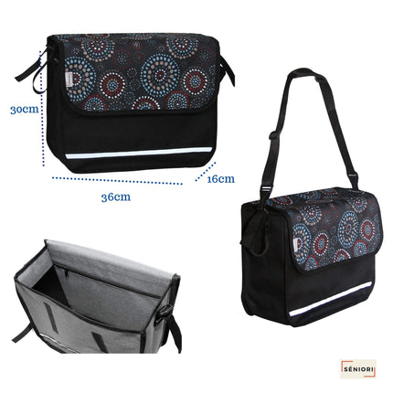 SENIORI Rollator/Wheelchair Bag Rollator Bag Wheelchair Bag Universal (1st Circle)