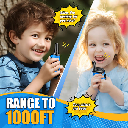 EUCOCO Walkie Talkie Children, Toys from 3 4 5 6 7 8 Years Boy Gift Boy 3-10 Years Outdoor Games for Children Walkie Talkie Children's Toys Easter Gifts Children Gift Ideas Toys