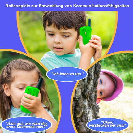 Soopotay Rechargeable Walkie Talkie Kids, Children's Two-Way Radios 3 KM Long Distance, Children's Toys/Christmas/Birthday Gifts for Boys and Girls Ages 3-12