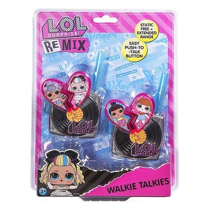 LOL Surprise! LL-207 LOL Surprise Remix OMG Walkie-Talkies, 2-Way Handheld Radios, Long Range, Static, Kids, Top Toys for Boys & Girls Ages 3 and Up, Outdoor Games Adventures