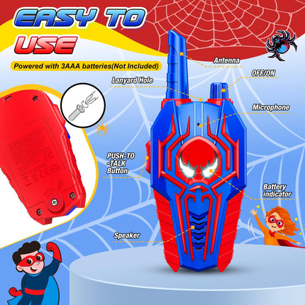 Toyokid children's toys from 3 4 5 6 7 8 9 10 years boy girl, walkie talkie children gifts for children 3-10 years walki talki children garden toys outside birthday gift for children