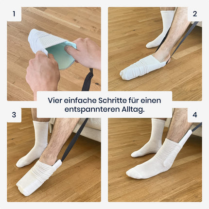 flexilife - stocking aid - high-quality sock aid after hip surgery - sock aid for seniors, pregnant women and immobile people - easy sock aid system