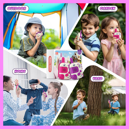 Wootoyz Unicorn Gift for Girls, Walkie Talkie Children's Gifts Girls 3 4 5 6 7 8 Years Toys from 3-8 Years Girls Unicorn Game Walkie Talkie Games 3-8 Years Girls Gift Ideas