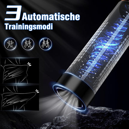 HIVEFUN Penis Pump for Penis Enlargement Sex Toy for Men, Electric Penis Pump Vacuum Pump with 4 Suction Levels 3 Automatic Training Modes, Waterproof Masturbator with 2 Silicone Sleeves