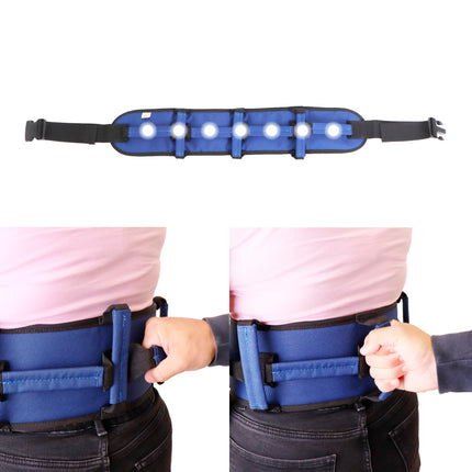 PEPE Mobility - Transfer belt with 7 handles, transfer aid bed wheelchair, lifting aid for people with limited mobility (1 piece)