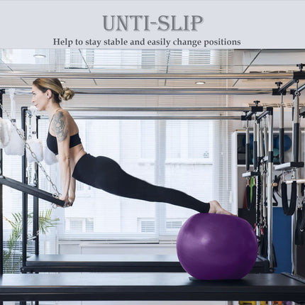 Soft Palla da Pilates Grande, Anti-scoppio Fitball Sostegni 2200lbs, Fit Ball Palloni w/Pompa, Yoga Softball per Fitness Ginnastica Gravidanza Ritmica Fisioterapia Bambina (Ufficio & Casa & Scuola)