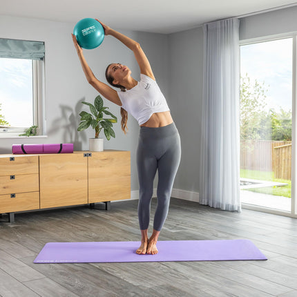 Core Balance Pilates Ball - Anti-Burst Yoga Ball - Non-Slip PVC - Gymnastics, Fitness, Physiotherapy Lightweight - Easy to Inflate - 200 kg Maximum Weight - 23 cm, 200 g - 4