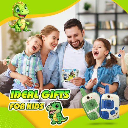 Walkie Talkie Children, Dinosaur Toys from 3 4 5 6 7 8 Years Boy 3-8 Years Gift Ideas Walky Talky Gift Boy 3-8 Years Outdoor Games for Boys Radio Children's Toys Toys