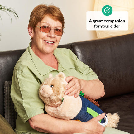 Fidget Muff and Haptic Dementia Blanket for Adults and Seniors with Alzheimer's | Twiddle Muff Toy and Blanket for Dementia Patients | Nesting Pillow and Nesting Blanket as Activity for Dementia Patients