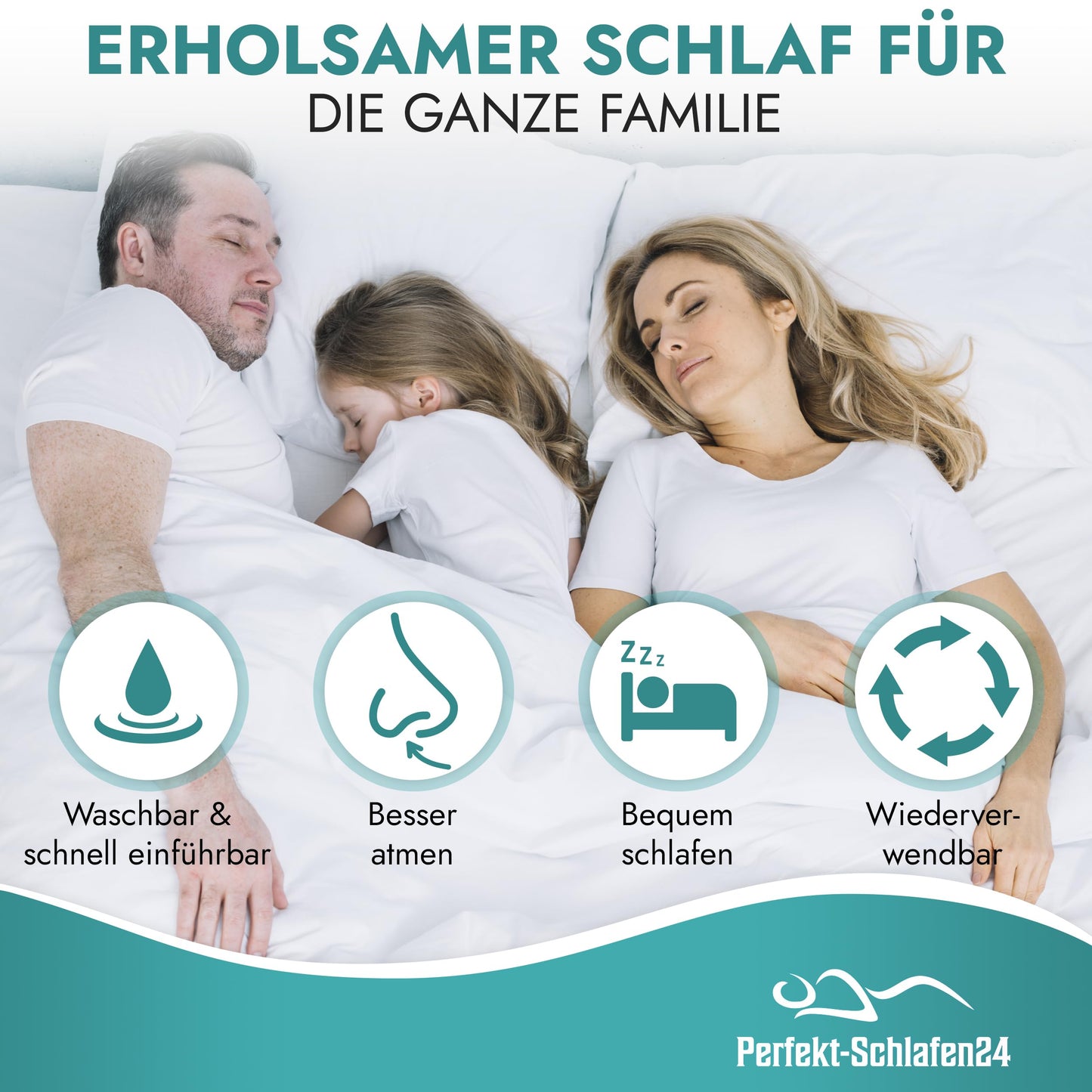 1 x Premium Aufbissschiene gegen Bruxismus - Schnarchschiene gegen Schnarchen - Schnarchstopper - Anti schnarch Knirscherschiene für Nacht - Schnarchfrei mit anti Schnarch Zahnschiene (Premium)