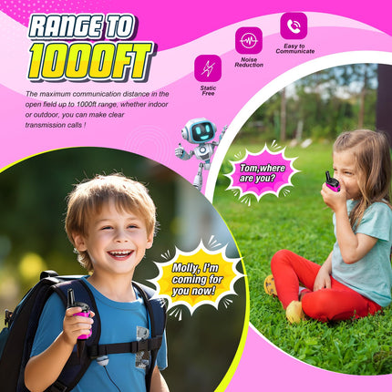 Adeokay toys for girls aged 3, 4, 5, 6, 7, 8, 9, years, gifts for girls aged 3-12, gift ideas, walkie talkie games for children, birthday gifts for girls, radios for children, garden toys for outdoors