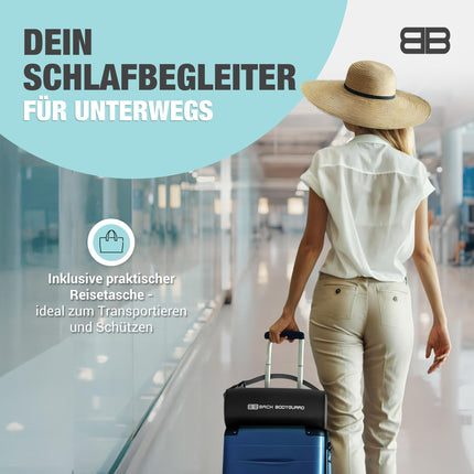 BACK BODYGUARD - The softer neck pillow, ergonomic pillow with 2 covers, orthopedic pillow - firmness: medium - soft (50 x 30 x 12 cm)