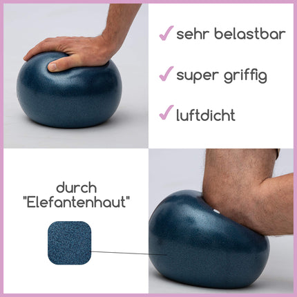beneyu ® Non-Slip & Superlight Soft Pilates Ball - Gymnastic Ball Small - 23cm + Exercises