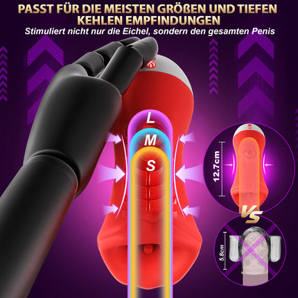 Pangpangmi Masturbation for Men Electric, Sex Toys for Men Solo Masturbator with 9 Vibration 9 Licking Penis Glans Vibrator Sex Toys Vibrator Sets for Men Couples Masturbators