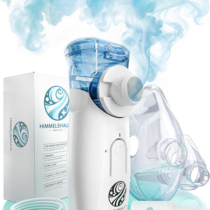 HIMMELSHAUCH MEDICAL Inhaler for children and adults | Electric inhalers | Inhalation device for babies | Ultrasonic nebulizer inhaler for children
