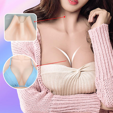 Minaky Silicone Breast Forms, Lifelike False Breasts Breast Prostheses, Crossdresser, Cosplay, Transgender Prosthesis, Mastectomy Fake Breasts, Silicone E cup, Yellow