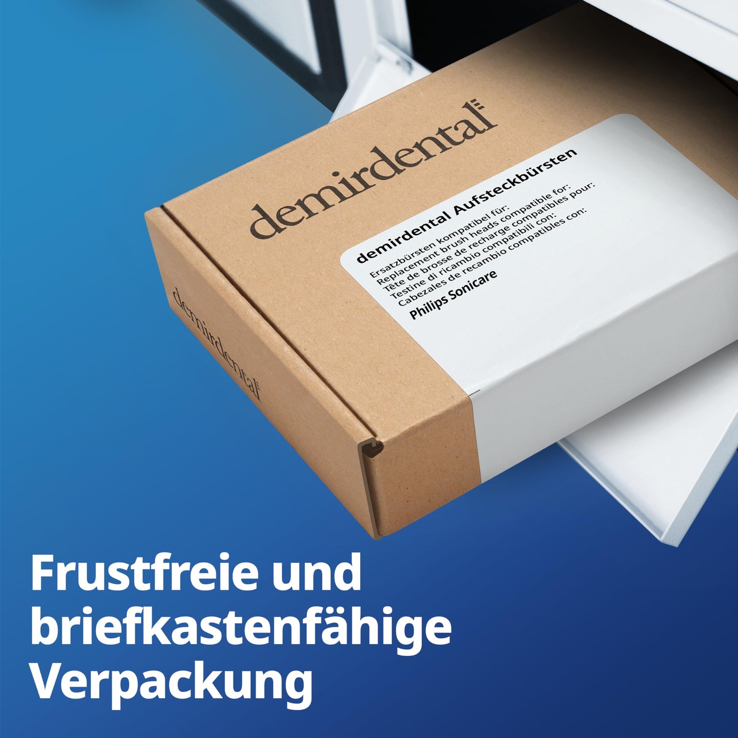 8er demirdental Aufsätze passend für Philips Sonicare Ersatzbürsten ProResults Medium Bürstenköpfe, für täglich präzise Zahnreinigung, entspricht HX6018