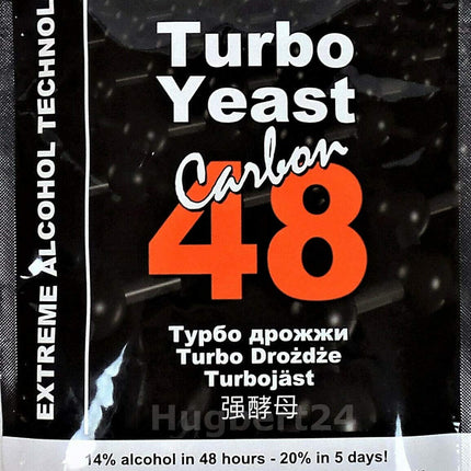AlcoTec HUGBERT 48 Carbon Turbo, alcohol, fermentation yeast, yeast, liquor, distilling yeast, distillation, 1 piece