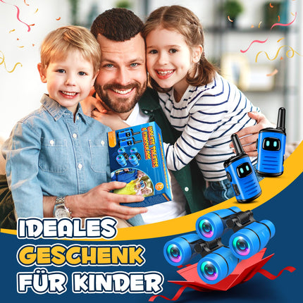 Dislocati Walkie Talkie Children, Outdoor Toys from 3-9 Years Boy Binoculars for Children Gifts Boy 3-9 Years Garden Toys Children for Outside Children's Toys from 3-9 Years Outdoor Games