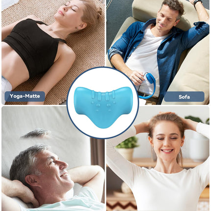 BLABOK Neck Stretcher Cervical Spine Traction Device to Relieve Neck and Shoulder Fatigue and Pain, Neck Stretcher for Relief TMJ Pain Headache Muscle