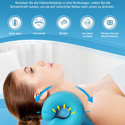 BLABOK Neck Stretcher Cervical Spine Traction Device to Relieve Neck and Shoulder Fatigue and Pain, Neck Stretcher for Relief TMJ Pain Headache Muscle