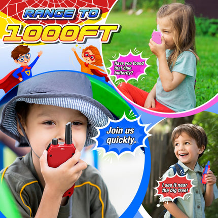 Toyokid children's toys from 3 4 5 6 7 8 9 10 years boy girl, walkie talkie children gifts for children 3-10 years walki talki children garden toys outside birthday gift for children