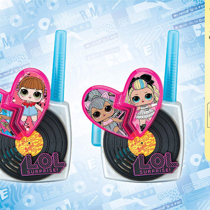 LOL Surprise! LL-207 LOL Surprise Remix OMG Walkie-Talkies, 2-Way Handheld Radios, Long Range, Static, Kids, Top Toys for Boys & Girls Ages 3 and Up, Outdoor Games Adventures