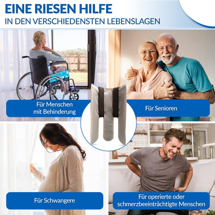 Lieblings Helfer® Premium sock aid - extremely tear-resistant long straps - stocking aid - gift for grandma, grandpa, seniors and pregnant women, hip surgery