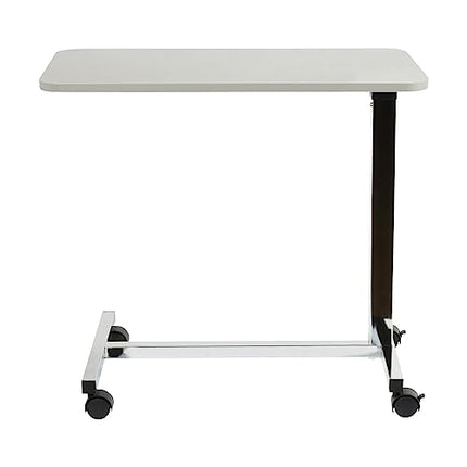 Teqler height-adjustable bedside table, side table for hospital and nursing beds