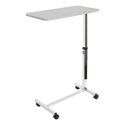 Teqler height-adjustable bedside table, side table for hospital and nursing beds