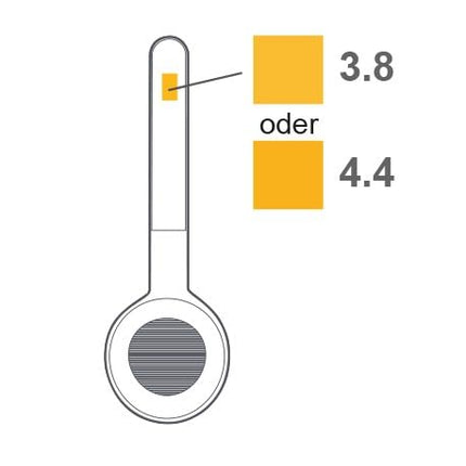 ELANEE Vaginal pH Self-Test for Early Detection of Bacterial Infections and Pregnancy Care, Ruptured Membranes, Bacterial Vaginosis, Bacterial Vaginosis Test, 2 Pieces (735-00)