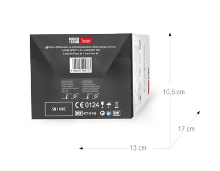 boso medicus X - Best upper arm blood pressure monitor (Stiftung Warentest 5/2016, 11/2018, and 9/2020) with one-button operation, large display, and arrhythmia detection – With standard cuff (22-32 cm)