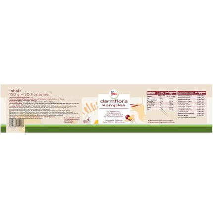for you intestinal flora complex passion fruit - intestinal treatment with 11 bacterial strains, 22 billion germs per serving &amp; 2 types of fiber: resistant dextrin from corn &amp; acacia fiber - no additives