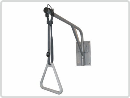 Bed riser "wall-mounted", white for wall mounting - Bed gallows standing aid