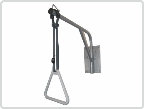Bed riser "wall-mounted", white for wall mounting - Bed gallows standing aid