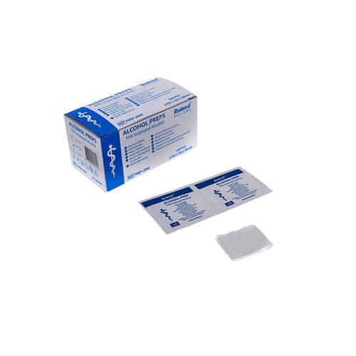 Romed alcohol swabs 2-ply 65 x 30mm swabs alcohol 100 pieces