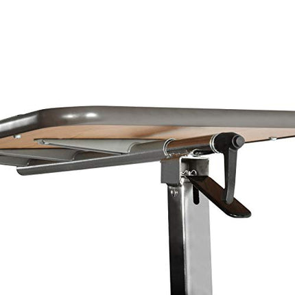 Teqler robust nursing table, side table, and bedside table. Height-adjustable and swiveling.