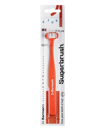 Dr. Barman's Superbrush children's toothbrush, 0 to 6 years