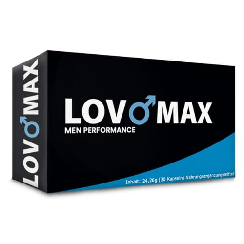 Lovomax Man - 30 blue capsules - high dosage - pills - sex - desire - strong sensation - men's pills from Germany
